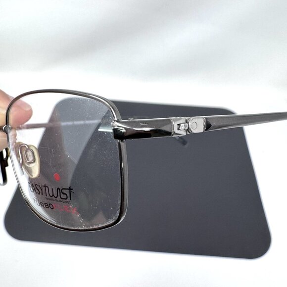 Easytwist 875 20 Gunmetal Turboflex 360 Hinges Eyeglass Frame 56 []18 Easy Twist - Picture 5 of 8